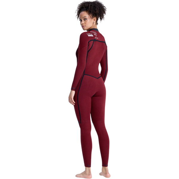 2026 Roxy Womens Elite Xtra Stretch 4/3mm Chest Zip Wetsuit 26BW213504 - Blue Fog